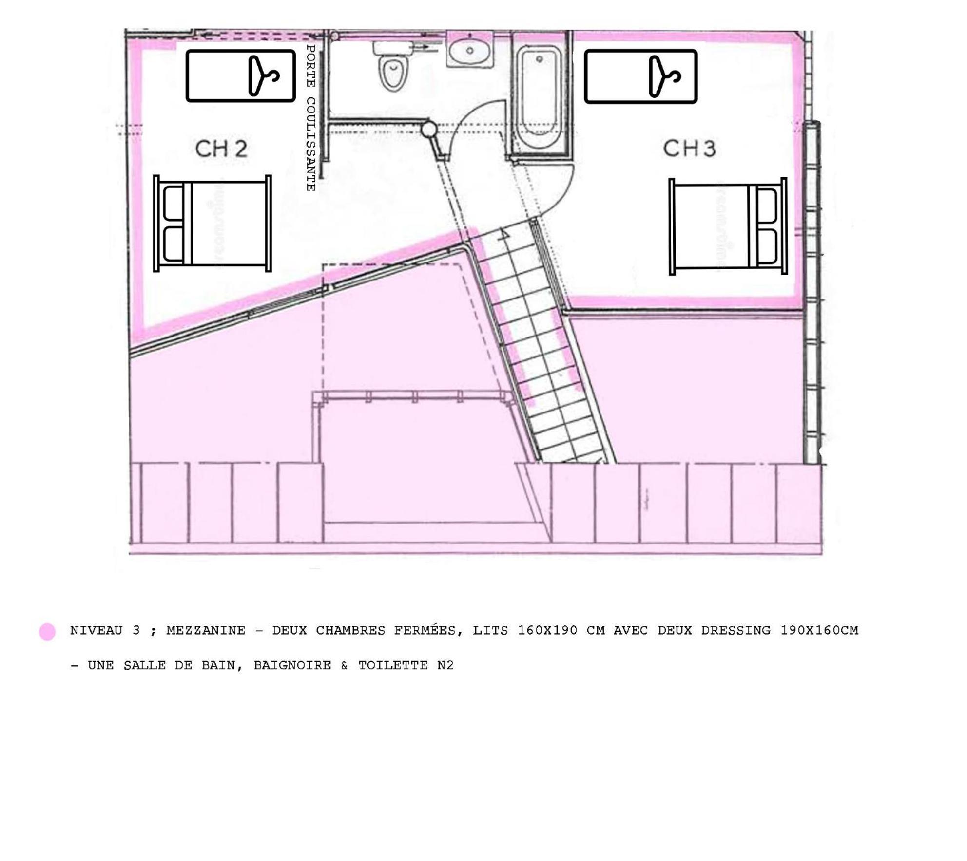 Apartment Beautiful Loft 130m2 Sun And Free Parking Ok 1m95 *